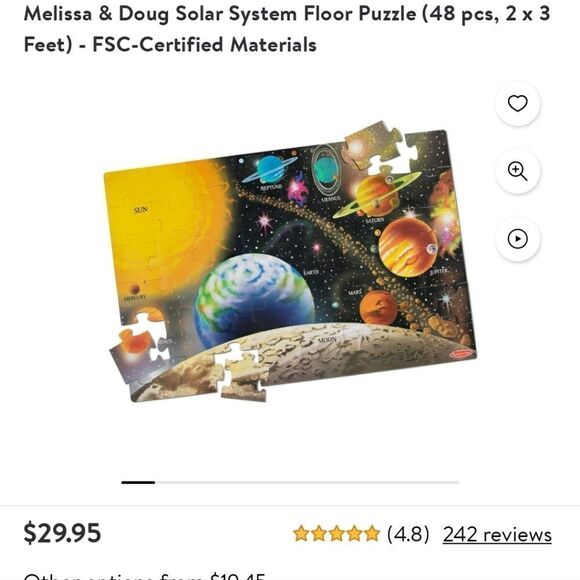 Melissa & Doug Floor puzzles - Picture 4 of 6